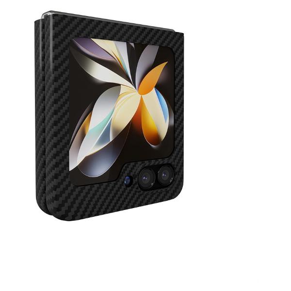 Чехол vlp Kevlar Case для Samsung Z flip 5 черный