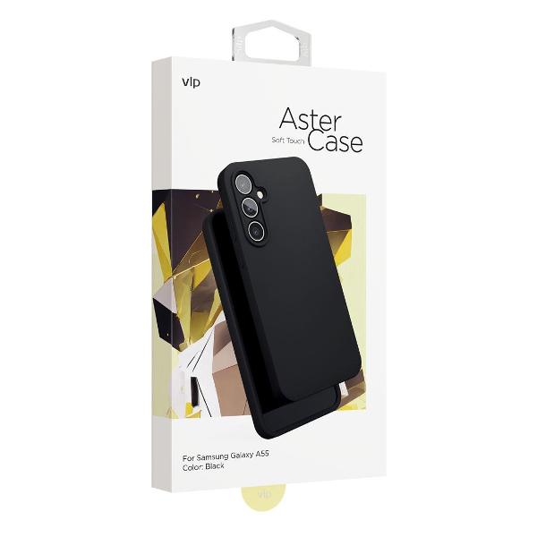 Чехол vlp Aster Case для Samsung A55 черный