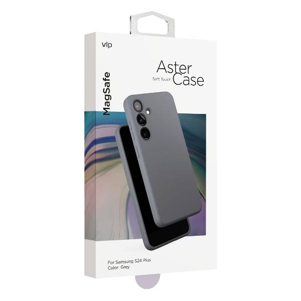 Чехол vlp Aster Case MagSafe для Samsung S24 Plus&nbsp;серый