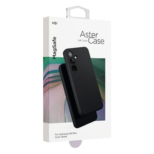 Чехол vlp Aster Case MagSafe для Samsung S24 Plus черный