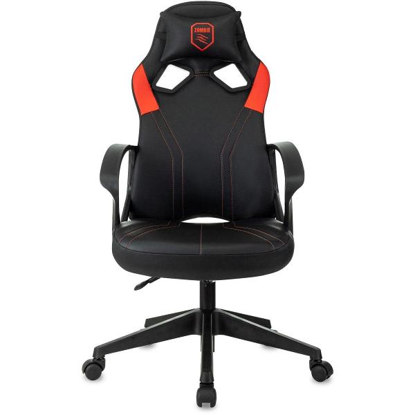 Кресло компьютерное игровое Zombie 50 черно-красное