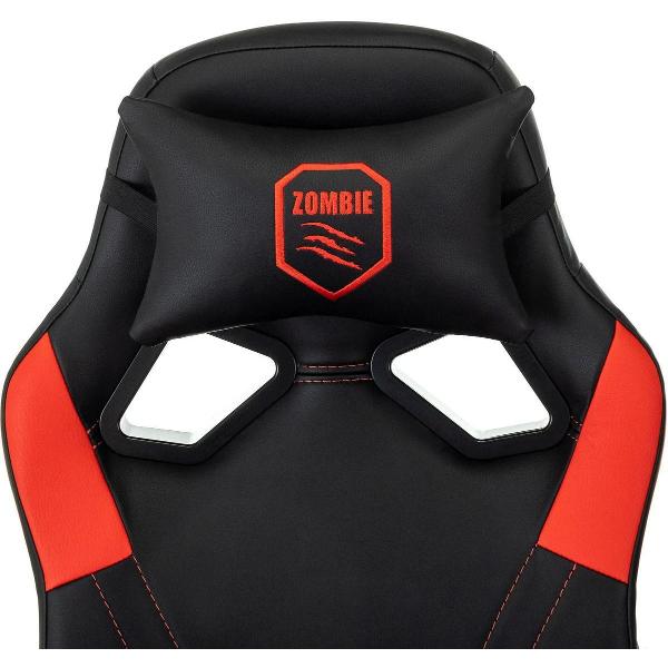 Кресло компьютерное игровое Zombie 50 черно-красное