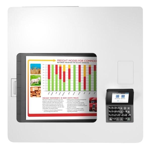 Лазерный принтер HP Color LaserJet Enterprise M554dn