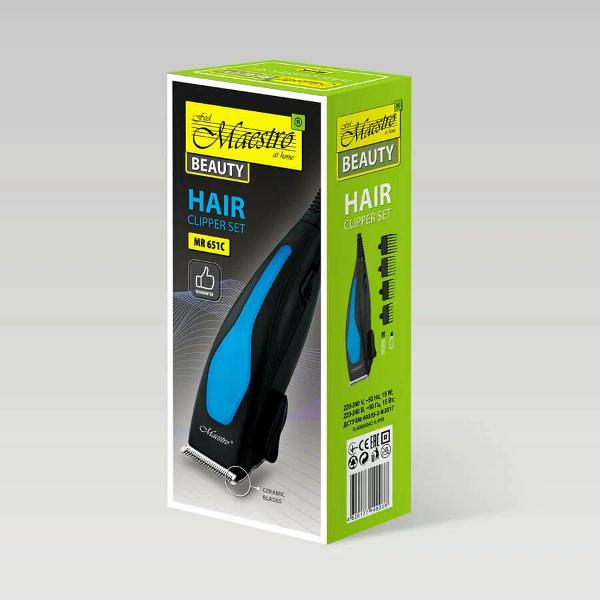Машинка для стрижки волос Maestro MR-651C-B