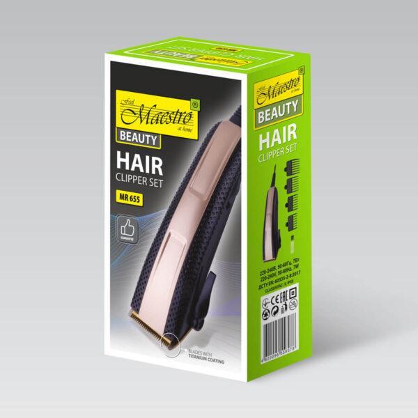 Машинка для стрижки волос Maestro MR-655Ti