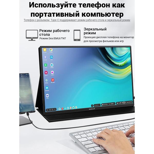 Портативный монитор Zeuslap P25K