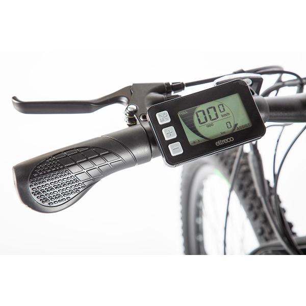 Электрический велосипед Eltreco XT 800 Pro Черно-зеленый