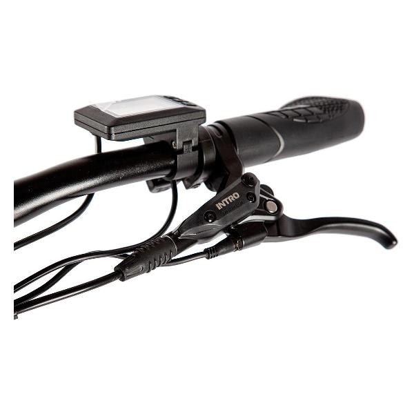 Электрический велосипед Intro Sport черно-зеленый