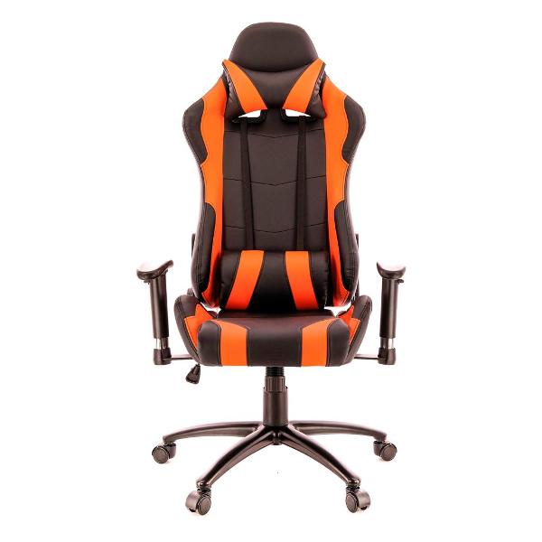 Кресло компьютерное игровое Everprof Lotus S2, экокожа (оранжевый)