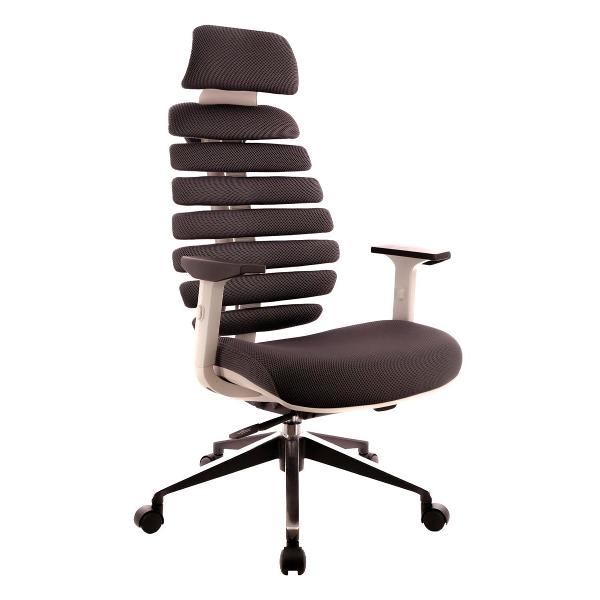 Кресло компьютерное игровое Everprof Ergo Grey, ткань (серый)