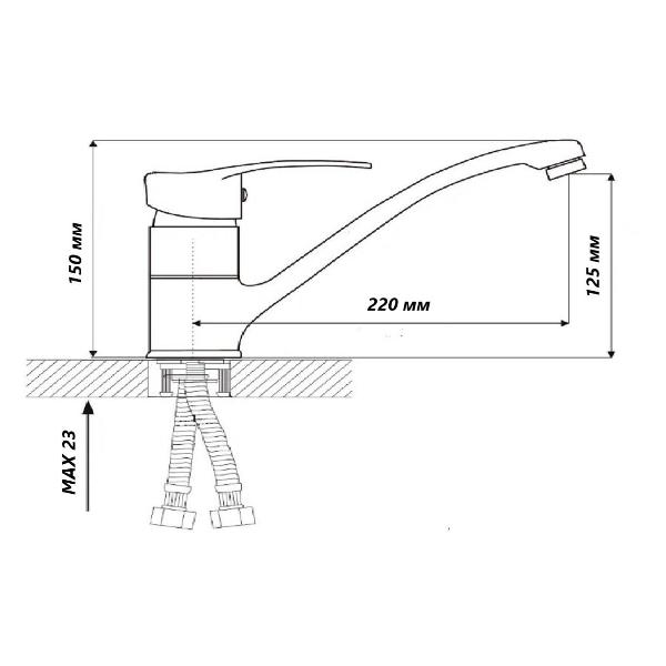 Смеситель Wisent WP49240