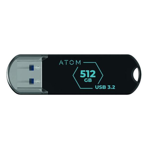 Флеш-диск Atom 512GB USB3.1 AUSB3H2BK/512GB фото