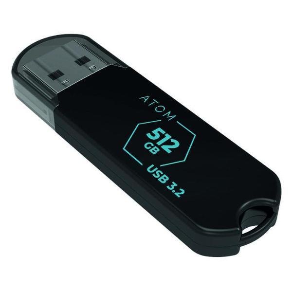 Флеш-диск Atom 512GB USB3.1 AUSB3H2BK/512GB