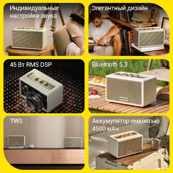 Беспроводная акустика Mifa A200 White