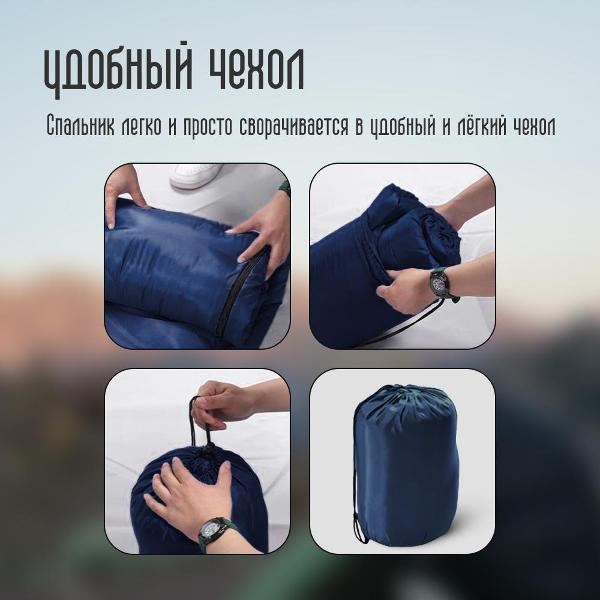 Спальный мешок HOMIUM Z02 Blue