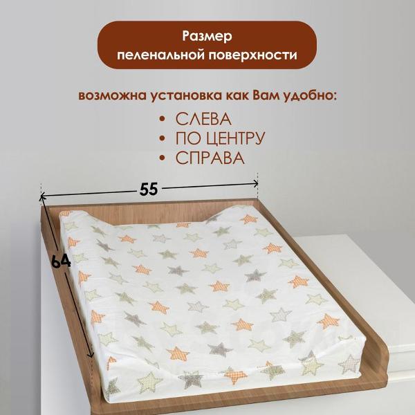 Комод детский Mamiosa Comoda de bebe White/ дерево