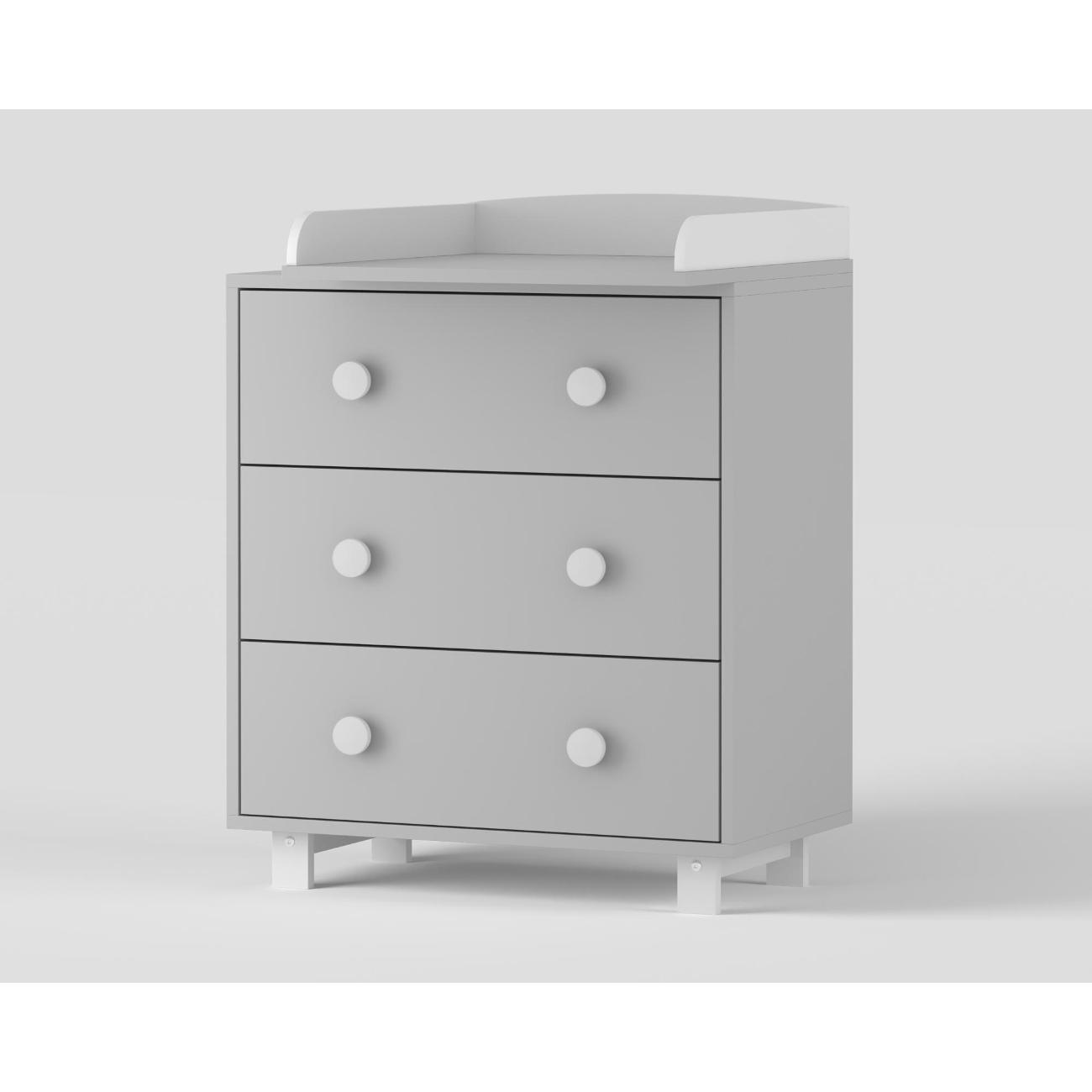 Комод детский Mamiosa Comoda de bebe светло-серый