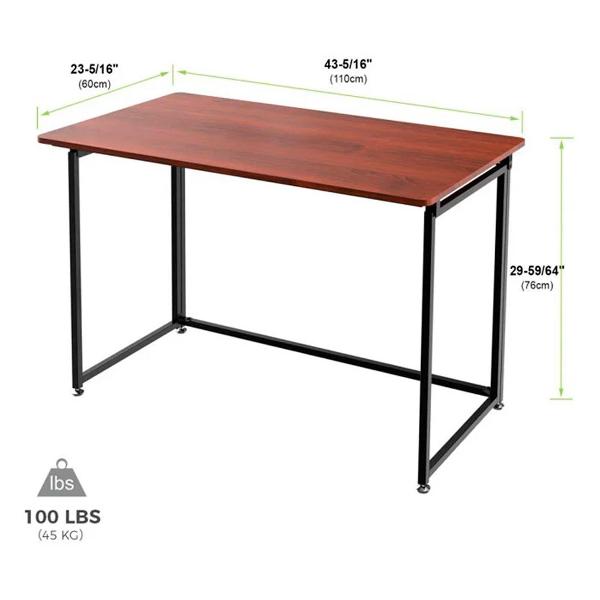 Компьютерный складной игровой стол Eureka ERK-FT-43T Teak (коричневый)