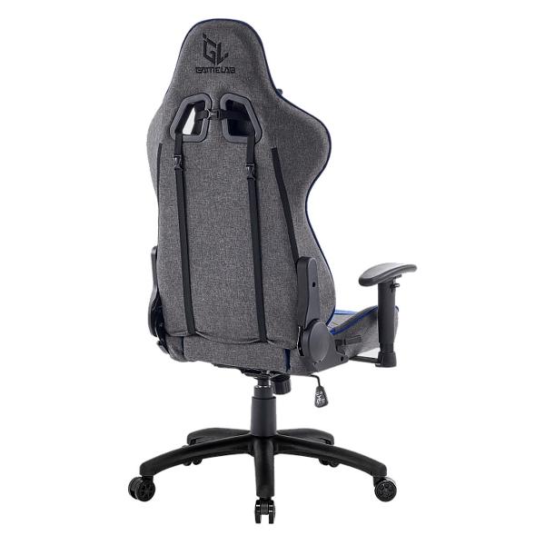 Кресло компьютерное игровое GameLab WARLOCK (GL-732) Breeze Gray, (серый/синий)