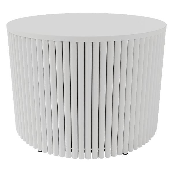 Столик журнальный GENGLASS TRUBIS Wood M белый