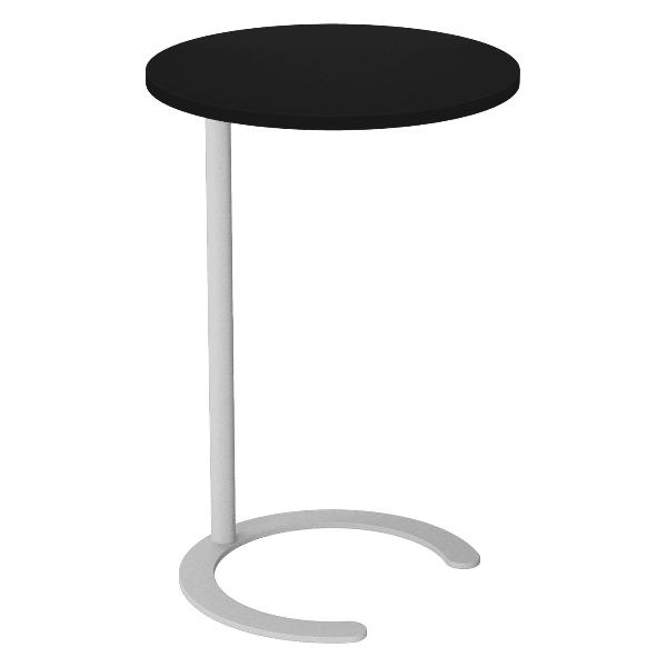 Столик журнальный GENGLASS HORSIX Wood S белый