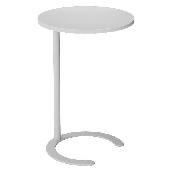 Столик журнальный GENGLASS HORSIX Wood S белый