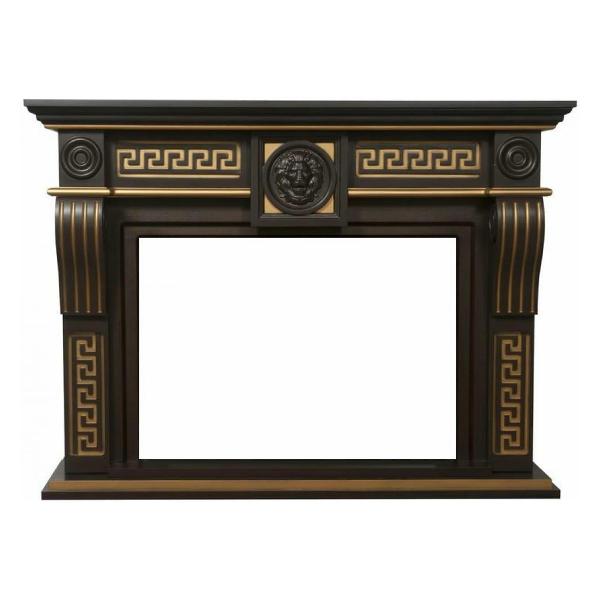 Портал для камина Electrolux Vittoriano 30 Темный дуб с золотой патиной