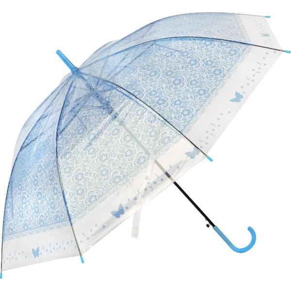 Зонт Рыжий Кот BASIC 90 трость голубой