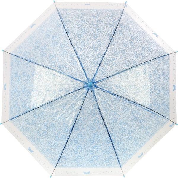 Зонт Рыжий Кот BASIC 90 трость голубой