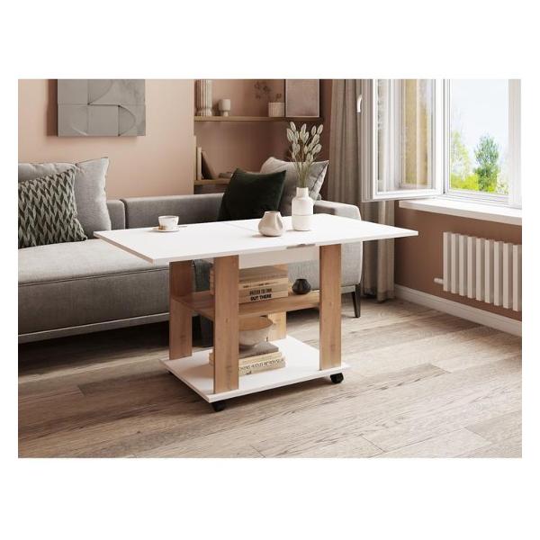 Столик журнальный нет бренда 9847803 белый