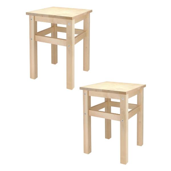 Табурет Gemlux 330*330*450 береза