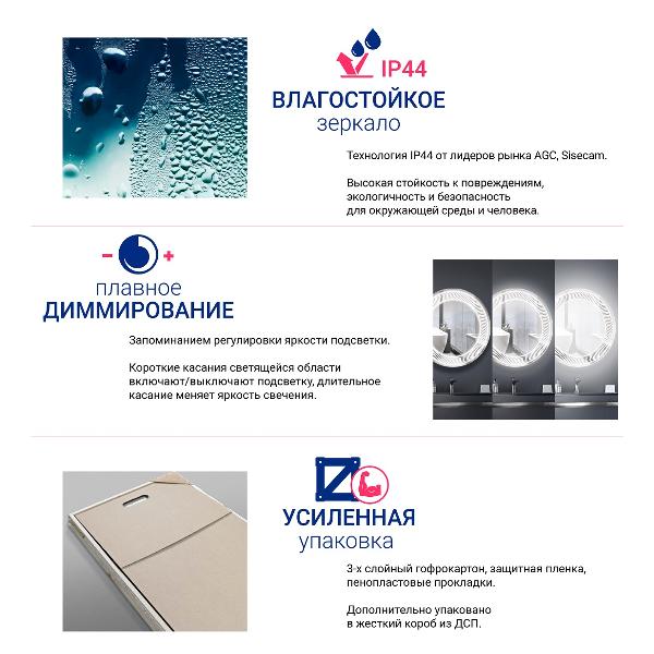 Шкаф для ванной комнаты Doratiz Аква плюс 50 (2711.936)