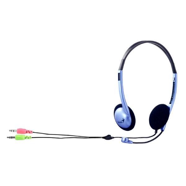 Наушники для компьютеров Genius HS-02B синий (31710037100)