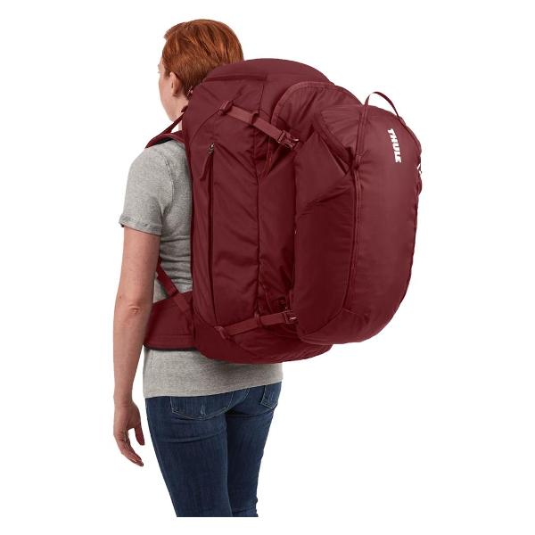 Рюкзак туристический Thule Landmark, 70 л бордовый