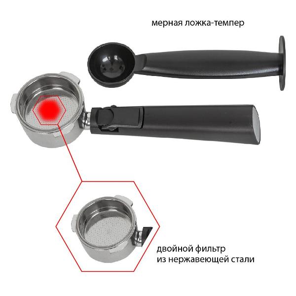 Кофеварка рожкового типа JVC JK-CF33