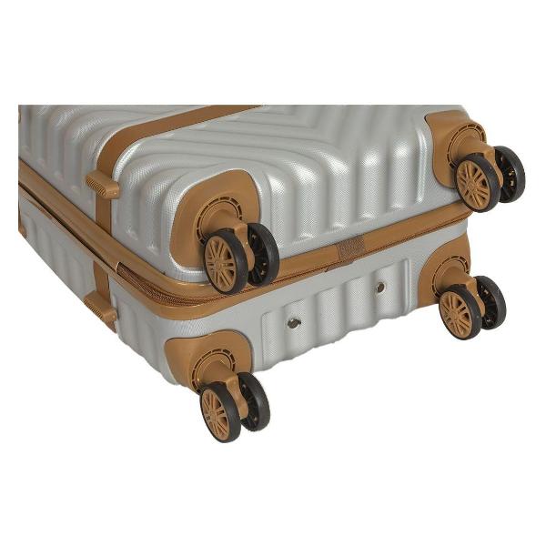 Чемодан National NLT108-S Silver White