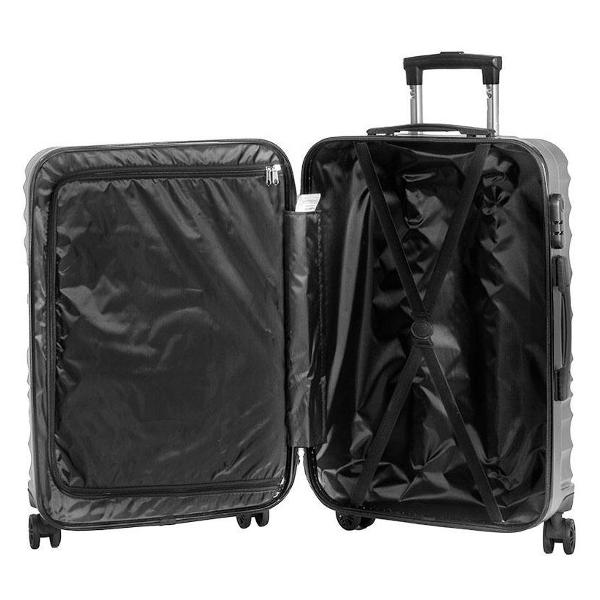 Чемодан Fusion FTS-1006-M silver