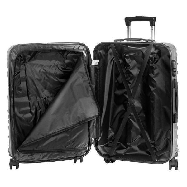 Чемодан Fusion FTS-1006-M silver