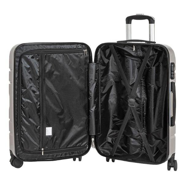 Чемодан National NLT106-S silver