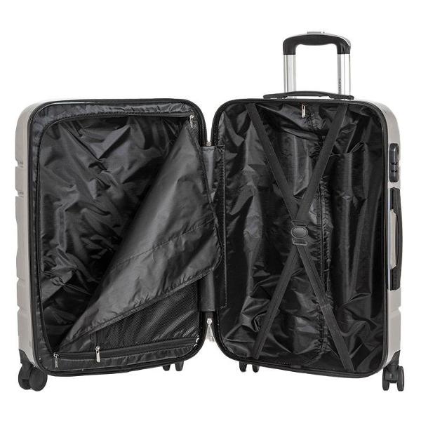 Чемодан National NLT106-S silver