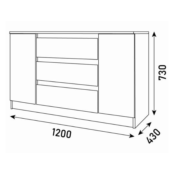 Комод интерьерный нет бренда 10465248