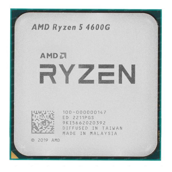 Процессор AMD Ryzen 5 4600G AM4 OEM 65W 3700 100-000000147