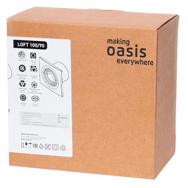 Вентилятор вытяжной Oasis Loft 100/90