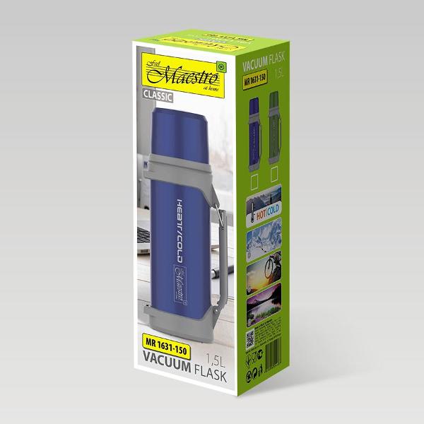 Термос Maestro MR-1631-100 синий