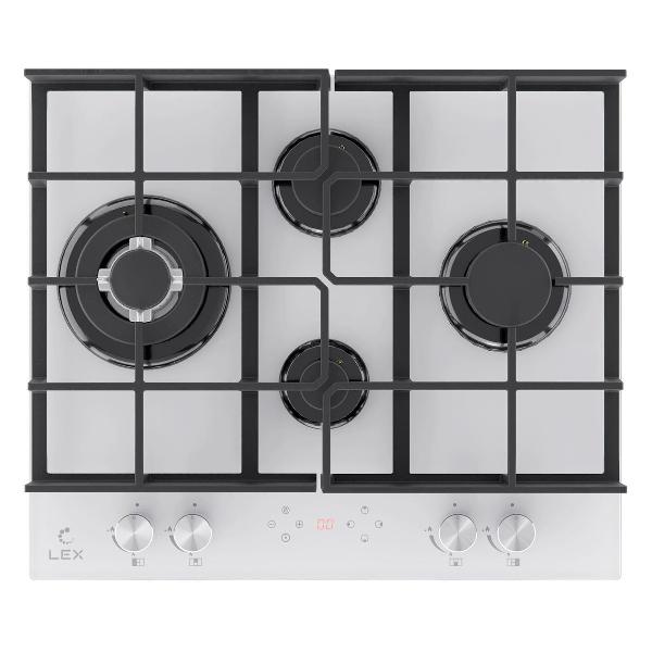 Встраиваемая газовая панель независимая LEX GVG 644 T WH