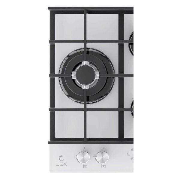 Встраиваемая газовая панель независимая LEX GVG 644 T WH