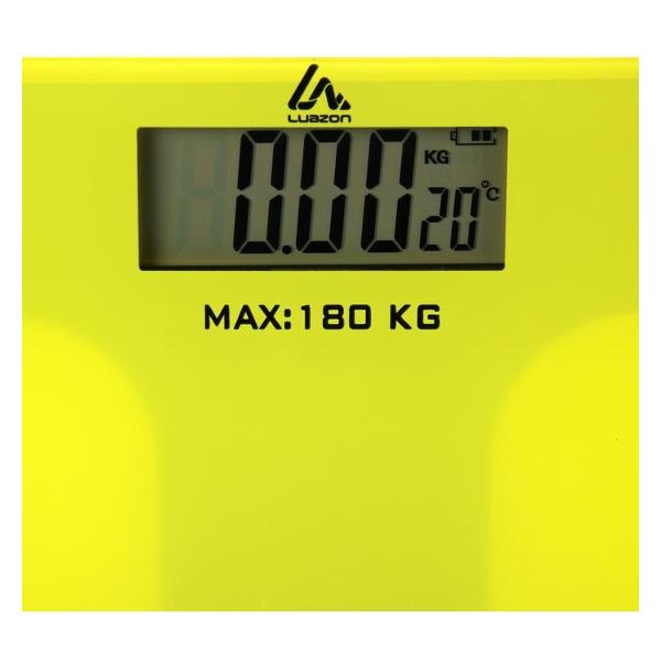 Весы напольные Luazon Home LVE-006 желтый