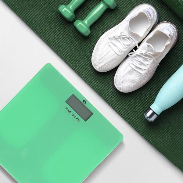 Весы напольные Luazon Home LVE-006 зеленый