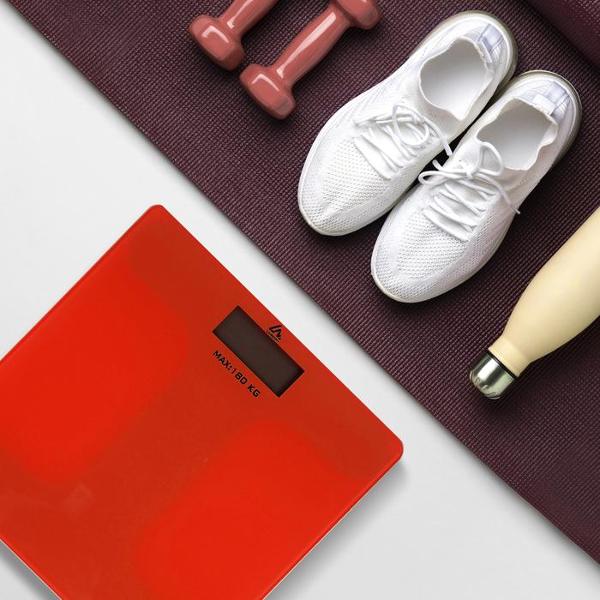 Весы напольные Luazon Home LVE-006 оранжевый