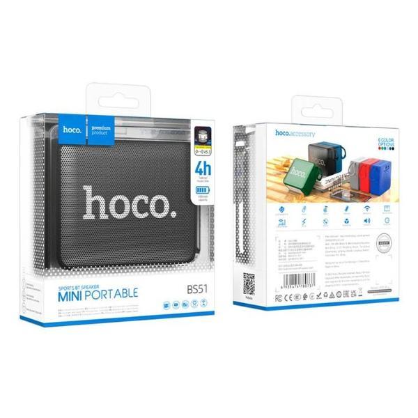 Беспроводная акустика Hoco BS51 черная